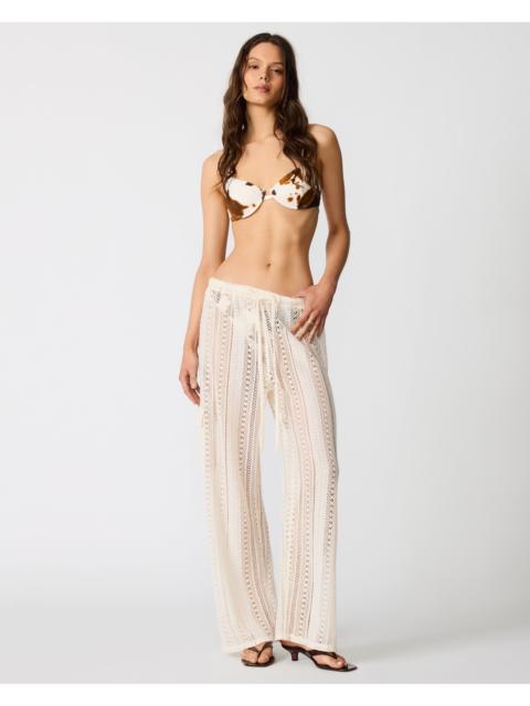 STEVE MADDEN CROCHET BIKINI COVER-UP PEARL