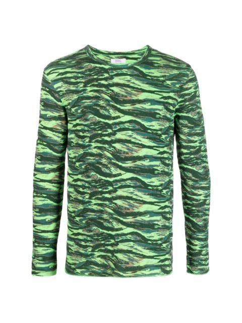 camouflage-print cotton T-shirt