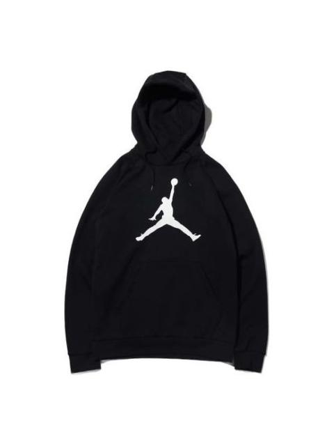 Jordan Air Jordan As M J Jumpman Logo Flc Po Casual Sports polar fleece Black AV3146-010