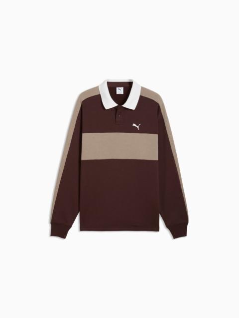 PUMA T7 Men's Relaxed Polo Crew Neck Sweatshirt