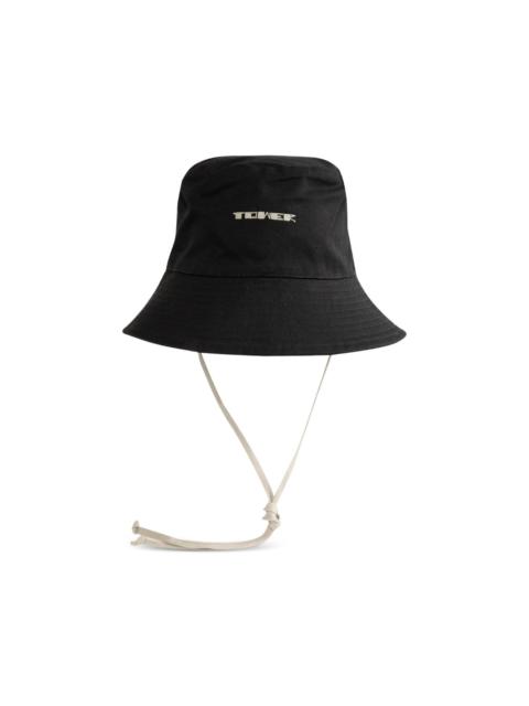 Rick Owens DRKSHDW Gilligan embroidered bucket hat