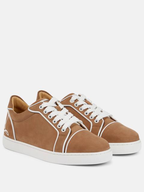 Christian Louboutin logo-print leather sneakers