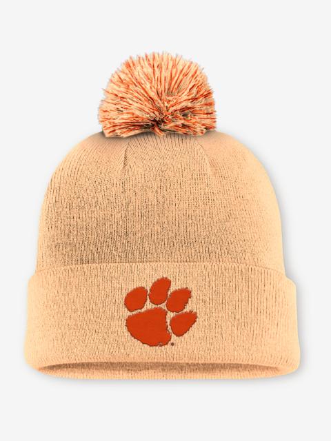 Nike Clemson Primetime Campus Toned Men's Nike College Cuffed Pom Beanie
