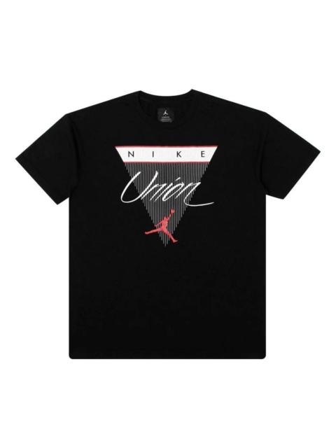 Jordan Air Jordan x Union NRG Vault Flight Triangle Tee 'Black' BV1331-010
