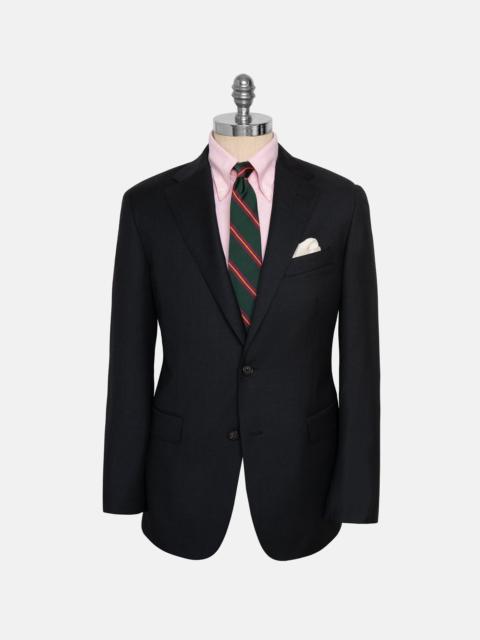 J. PRESS MADE-IN-USA CHARCOAL TWO-BUTTON DARTED SUIT