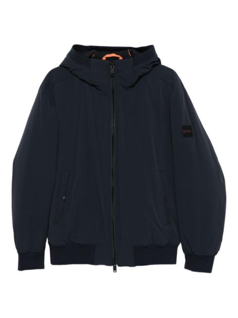 BOSS logo-patch padded jacket