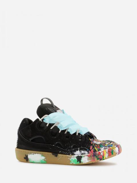 Lanvin GALLERY DEPT. X LANVIN LEATHER CURB SNEAKERS WOMEN