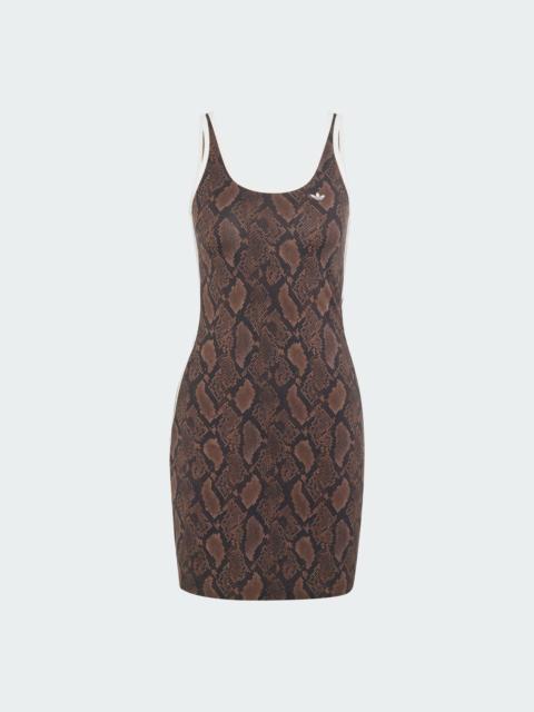adidas SNAKE PRINT MINI DRESS