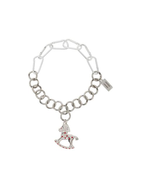 【関税込み】Chopova Lowena シルバー Mace Bow ネックレス Chopova Lowena Silver Mace Bow Necklace | REVERSIBLE