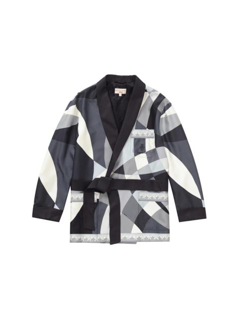Supreme Supreme Emilio Pucci Silk Smoking Jacket Black