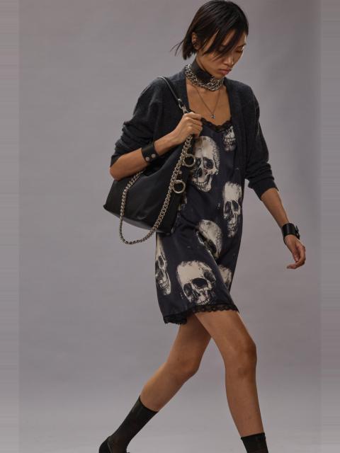 R13 LACE TRIMMED SLIP DRESS