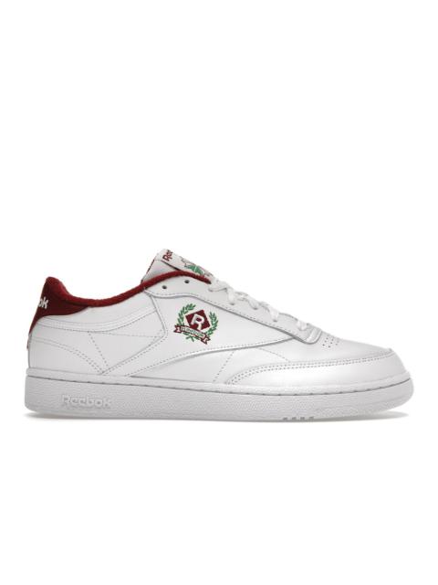 Reebok Club C 85 Crest White Burgundy