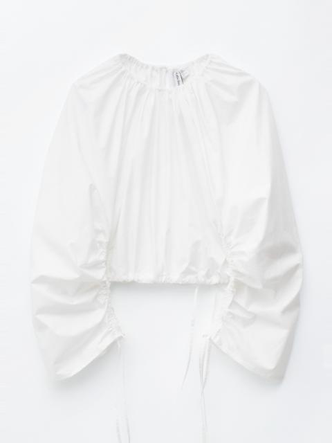 & Other Stories Sculptural Drawstring Blouse