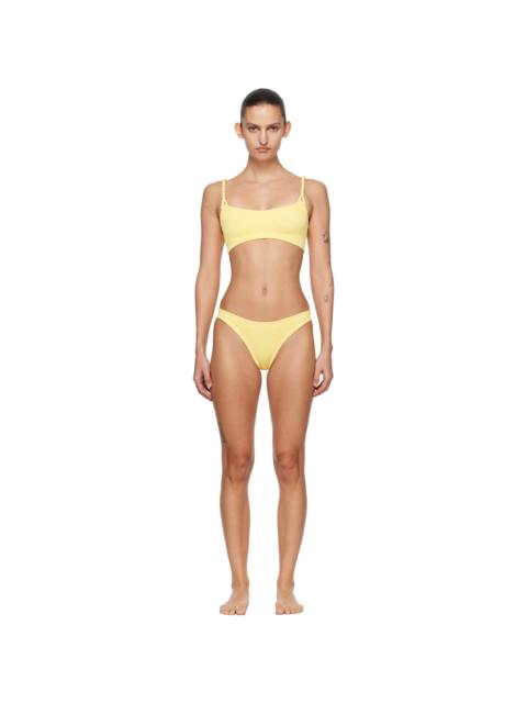 Hunza G Yellow Phoebe Underband Bikini