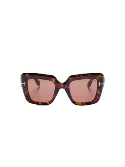 TOM FORD Esme tortoiseshell sunglasses