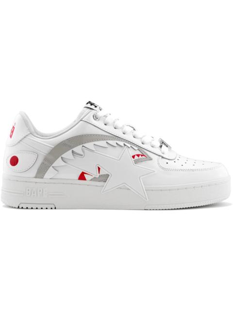 A BATHING APE® A Bathing Ape Bape Sta OS Shark White