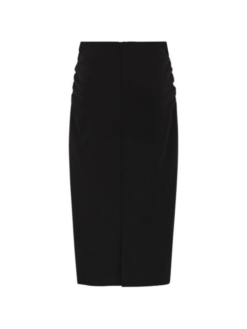 Max Mara draped pencil midi skirt