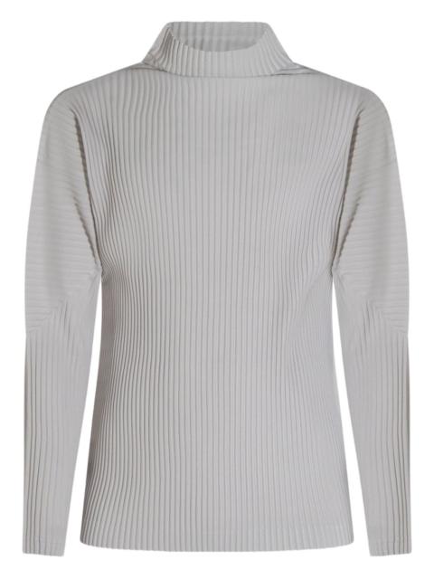 ISSEY MIYAKE plissé-effect turtleneck T-shirt