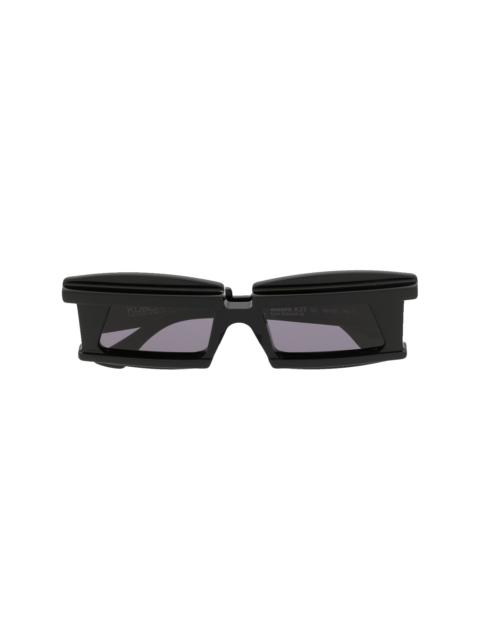 Kuboraum square-frame tinted sunglasses