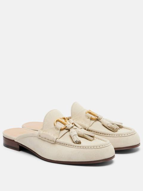 Valentino VLogo suede loafers