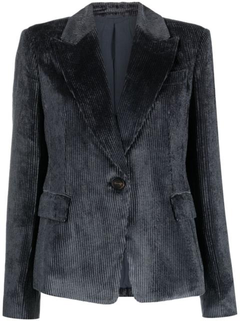 Brunello Cucinelli corduroy single-breasted blazer