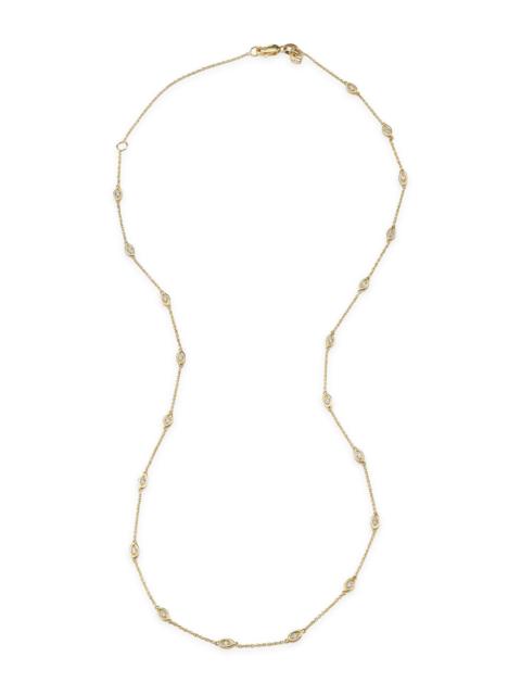 SYDNEY EVAN Women's 14K Yellow Gold & 0.15 TCW Diamond Marquise Station Necklace - Yellow Gold