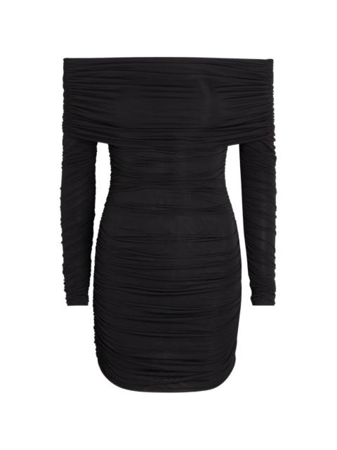 RONNY KOBO Kya off-the-shoulder mini dress