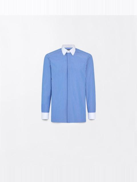 TOM FORD POPLIN STRIPE CLASSIC FIT SHIRT