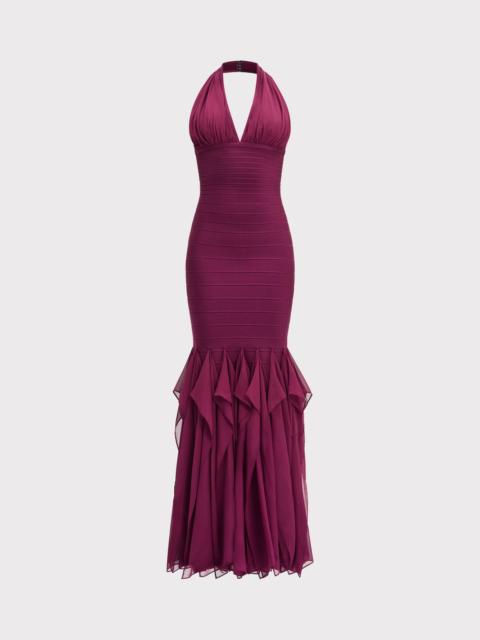 HERVE LEGER THE LOUISA GOWN