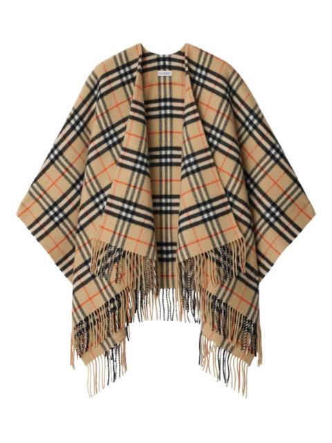 Burberry Check cape