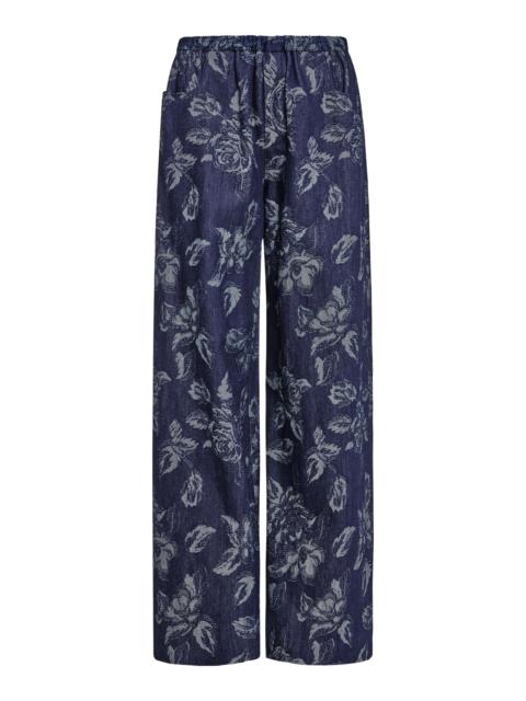 markarian Ila Floral Denim Trousers