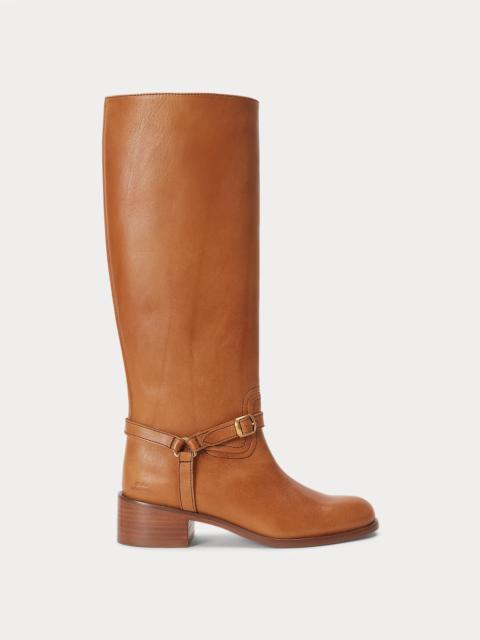 Polo Ralph Lauren Harness Burnished Leather Riding Boot