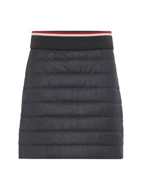 padded-design mini skirt