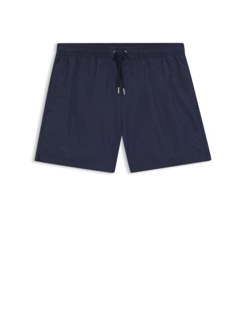 BOSS SWIM SHORTS WITH ALL-OVER MONOGRAM PRINT