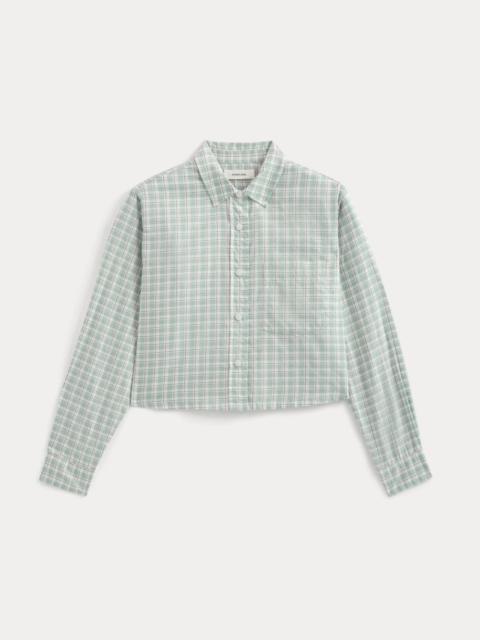 EVERLANE THE WAY-SHORT SHIRT IN SILKY COTTON