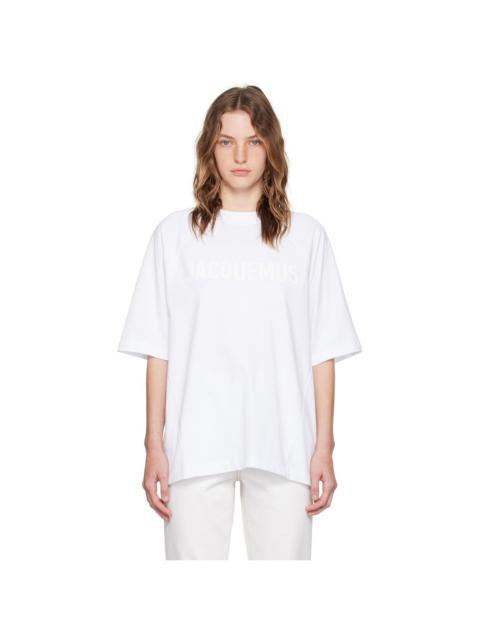 White Les Classiques 'Le t-shirt Typo' T-Shirt