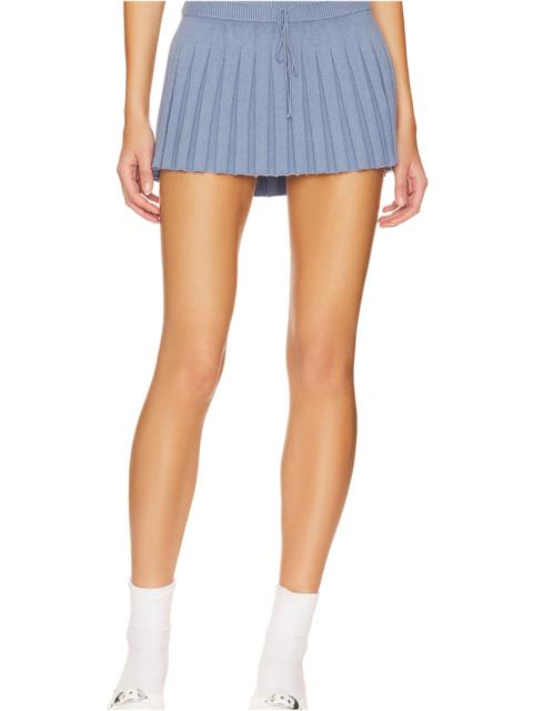 GUIZIO Cielo Pleated Mini Skirt