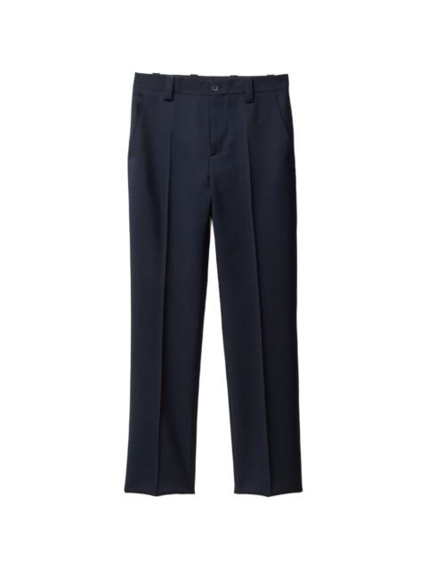 VERSACE wool-mohair slim formal pants