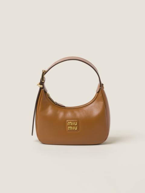 Leather hobo bag