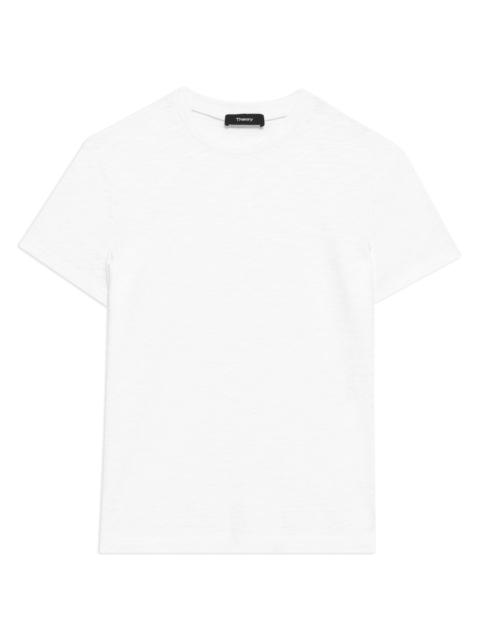 Theory Women's Tiny Tee Fitted Cotton T-Shirt - White