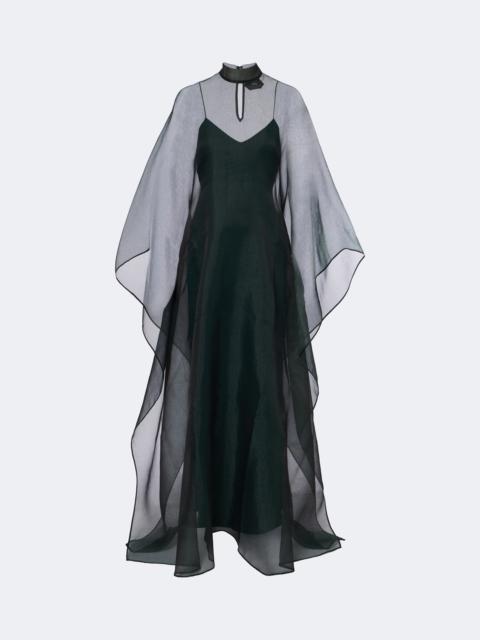 Taller Marmo Sphinx sheer draped organza kaftan