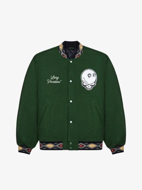 malbon GRATEFUL DEAD LONG VACATION VARSITY JACKET