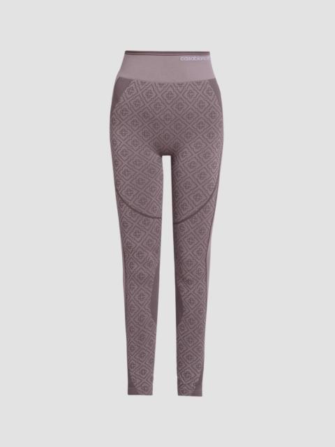 CASABLANCA Women's Seamless Monogram Leggings - Grey