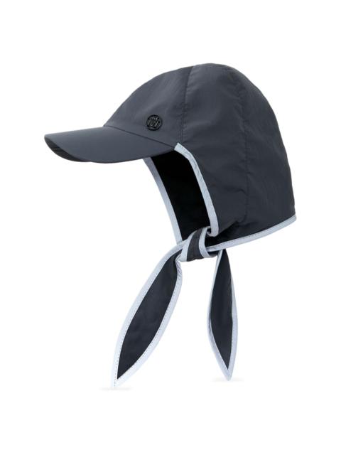 MAISON MICHEL Yseult appliqué-logo baclava