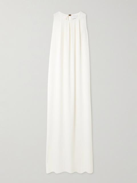 SA SU PHI Atena Draped Cady Maxi Dress