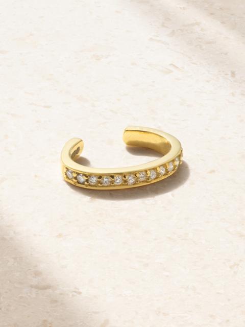 ANITA KO 18-karat Gold Diamond Ear Cuff