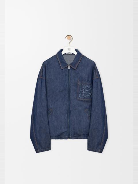 Loewe Zip-up jacket in cotton