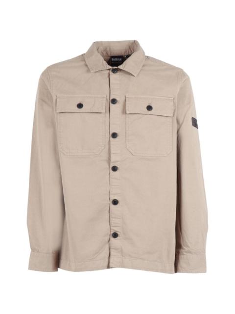 Barbour buttoned flap-pocket overshirt