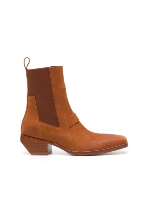 Rick Owens leather ankle boots