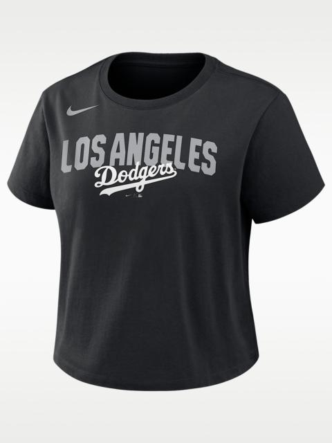 Nike Los Angeles Dodgers Mod Women's Nike MLB Cropped T-Shirt